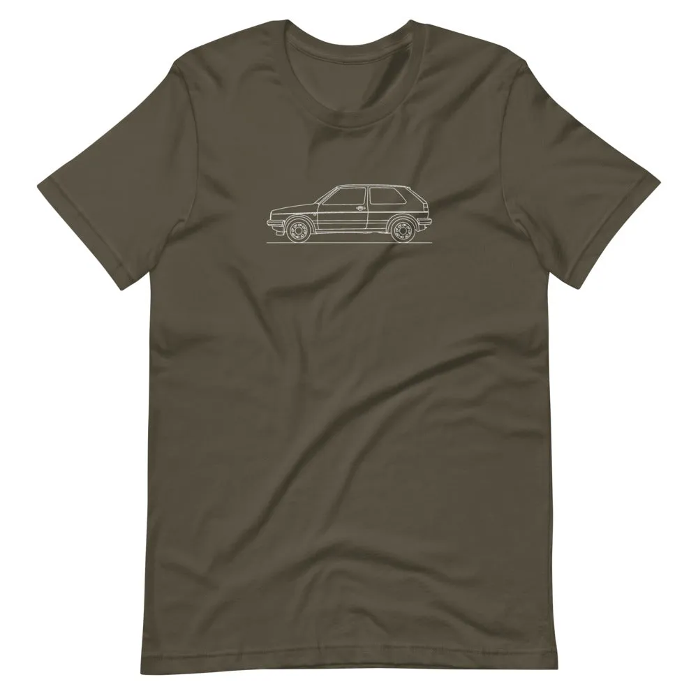 Volkswagen Golf GTI MK2 silhouette T-shirt