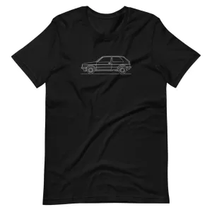 Volkswagen Golf GTI MK2 silhouette T-shirt