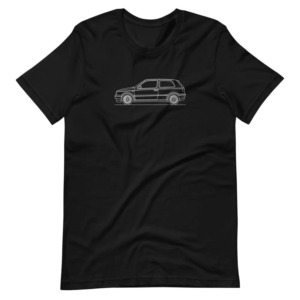 Volkswagen Golf GTI MK3 silhouette T-shirt