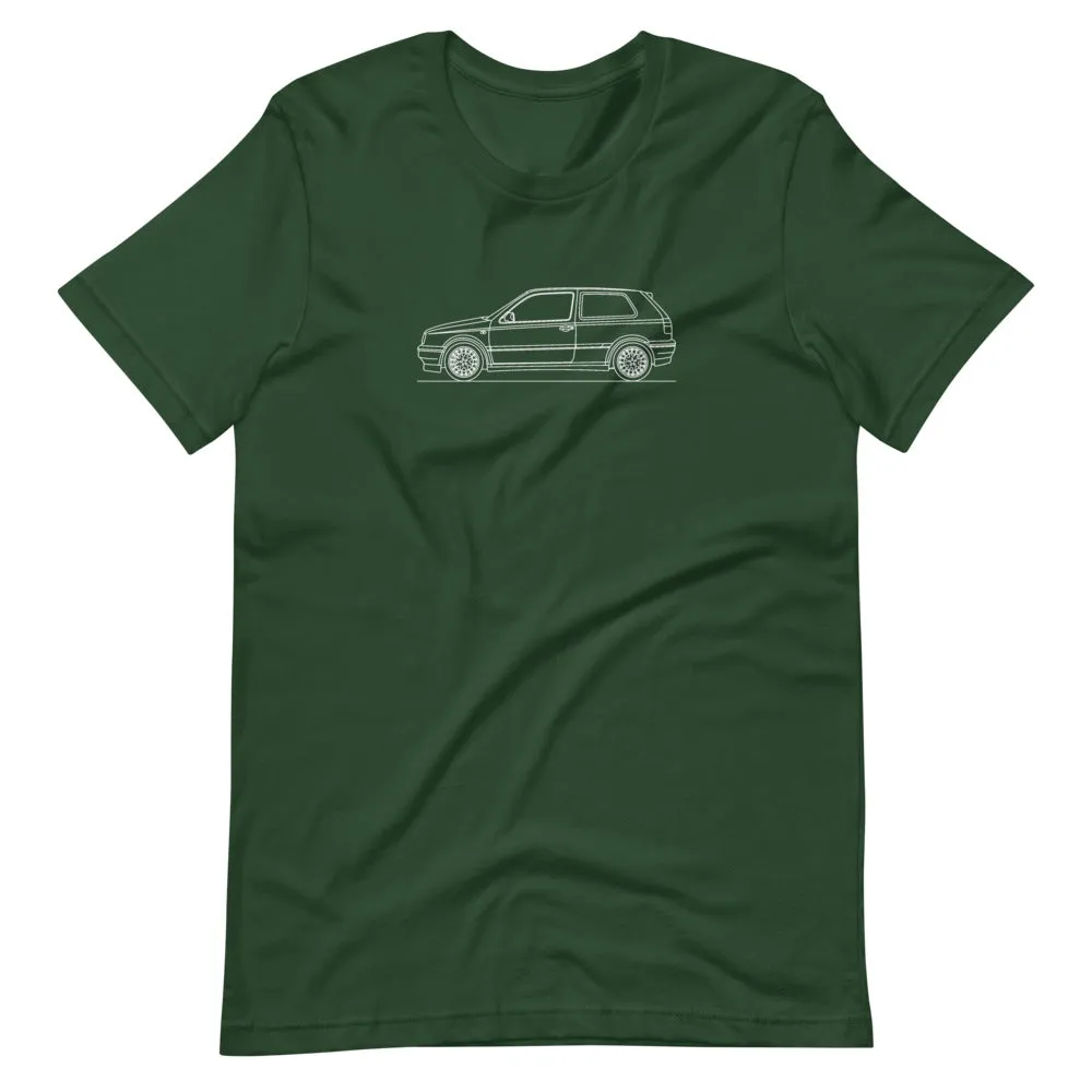 Volkswagen Golf GTI MK3 silhouette T-shirt