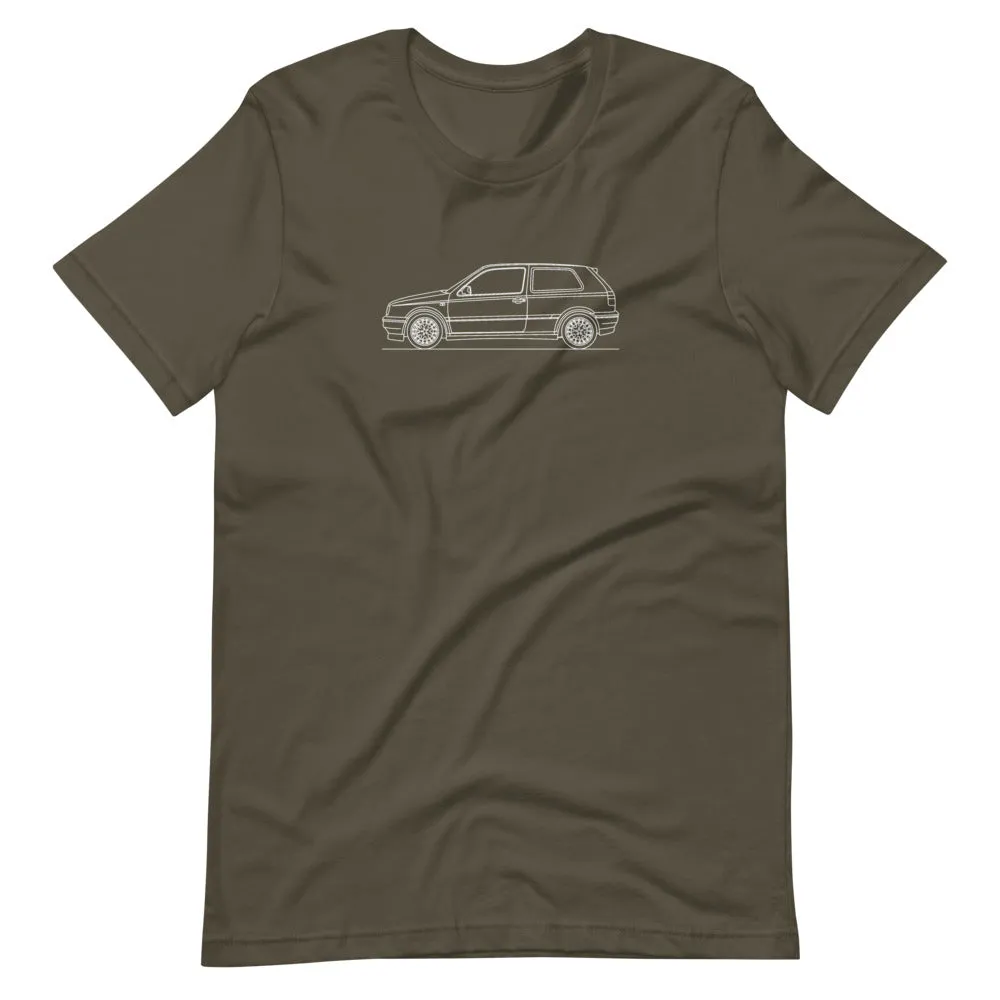 Volkswagen Golf GTI MK3 silhouette T-shirt