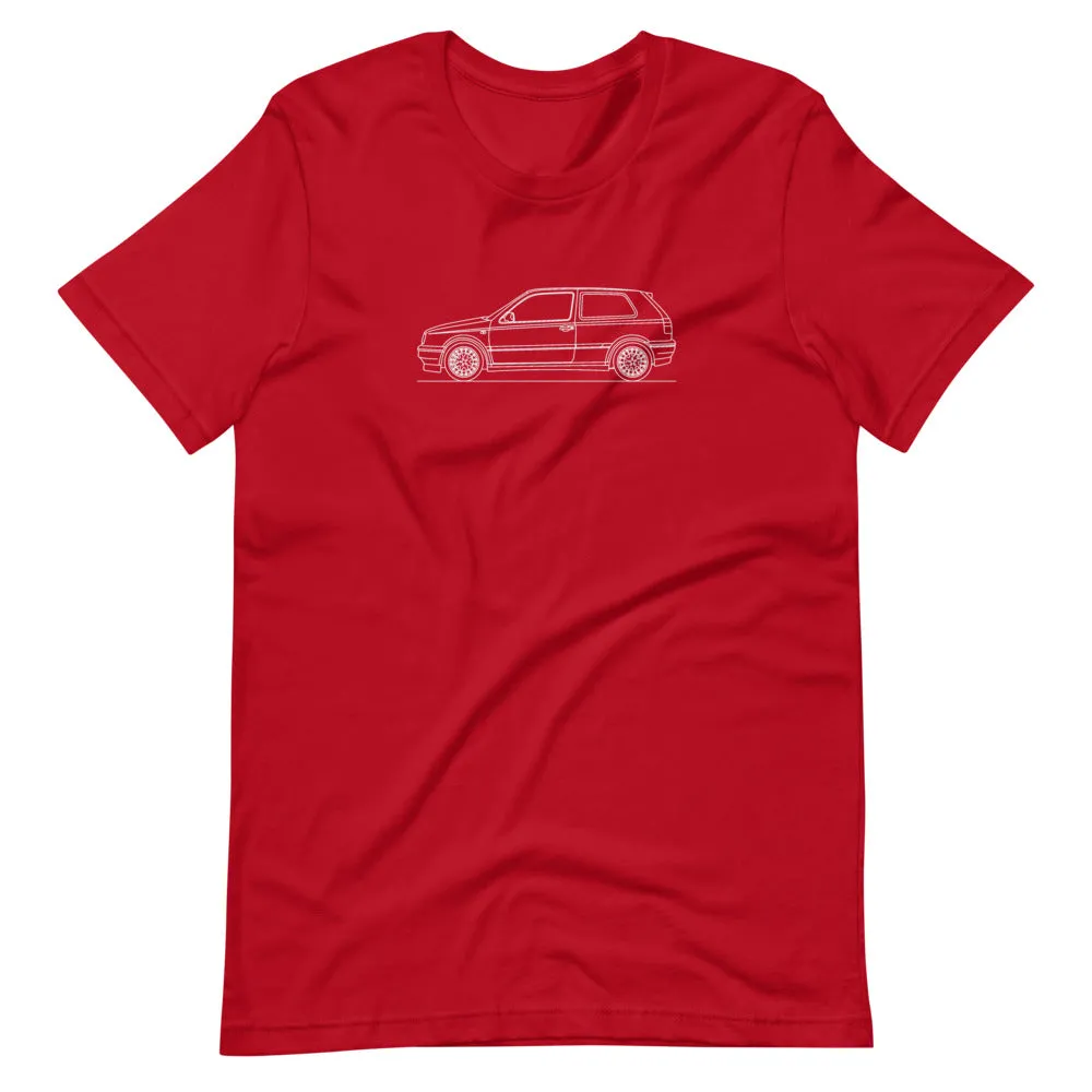 Volkswagen Golf GTI MK3 silhouette T-shirt