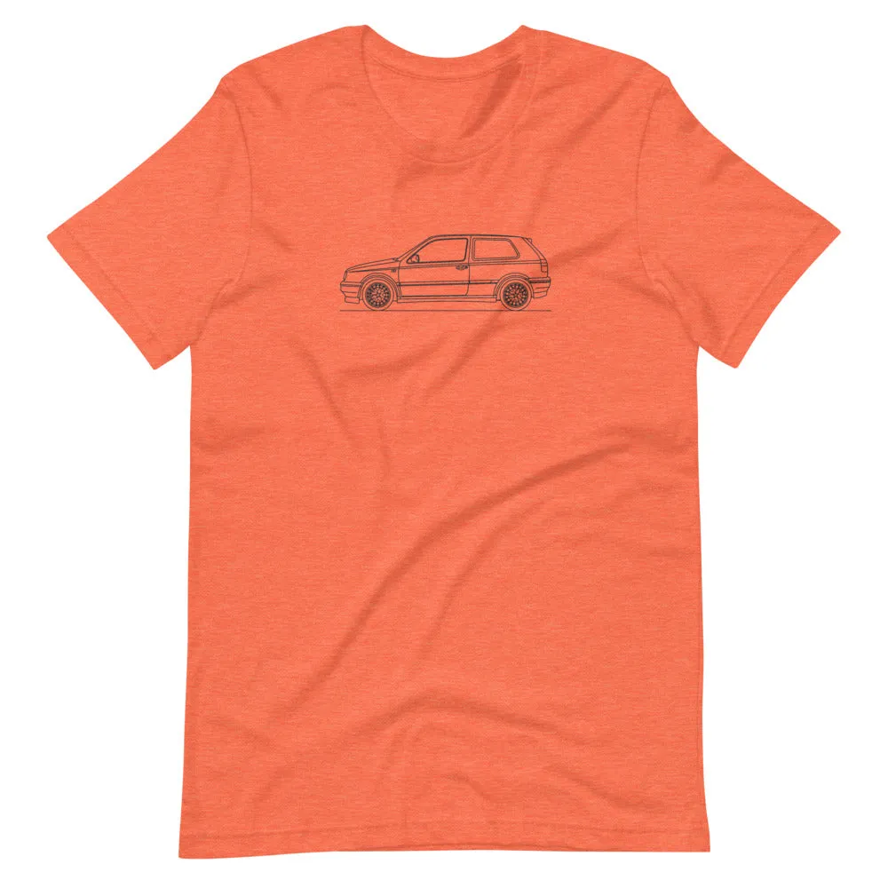 Volkswagen Golf GTI MK3 silhouette T-shirt