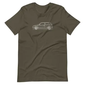Volkswagen Golf GTI MK3 silhouette T-shirt