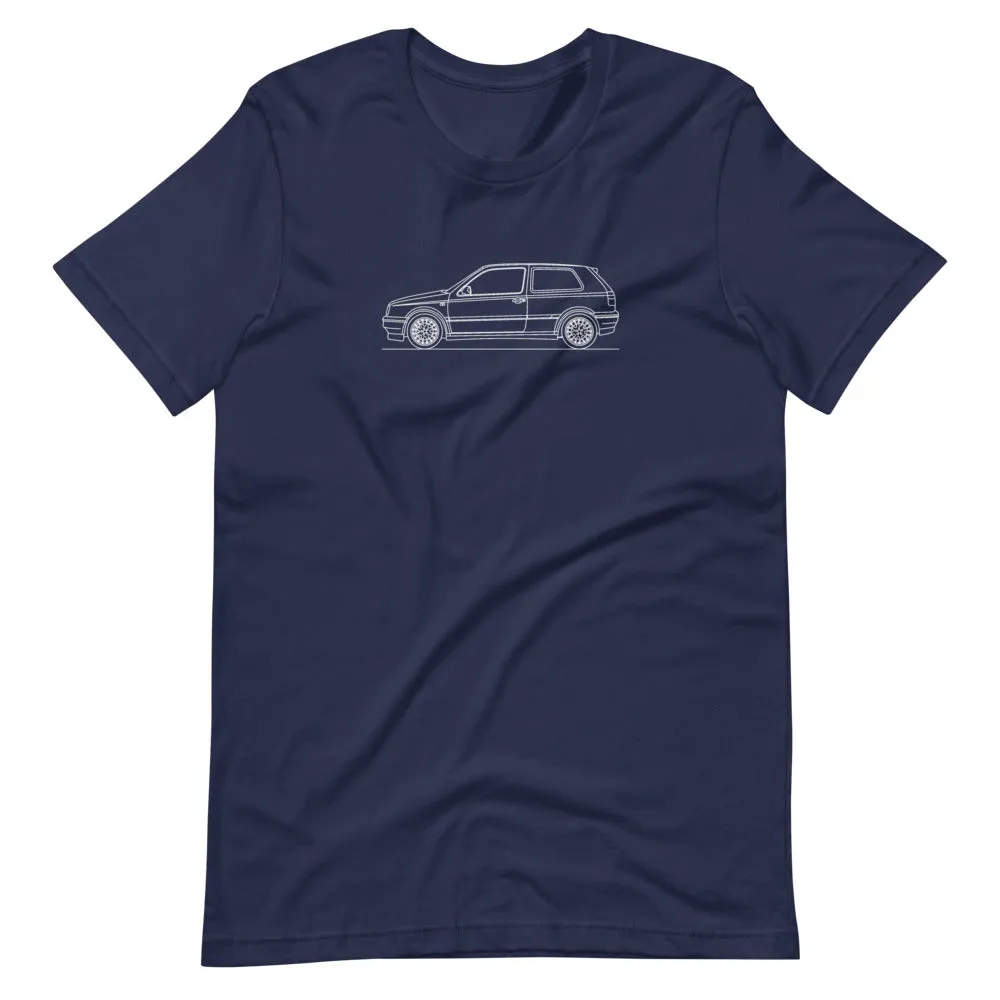 Volkswagen Golf GTI MK3 silhouette T-shirt