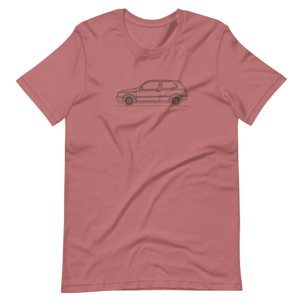 Volkswagen Golf GTI MK3 silhouette T-shirt