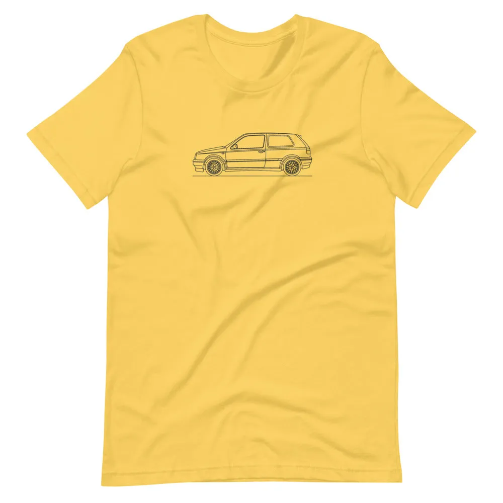 Volkswagen Golf GTI MK3 silhouette T-shirt