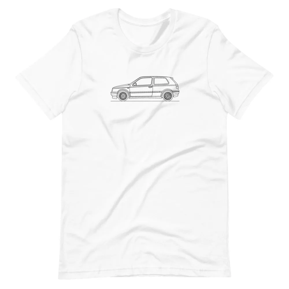 Volkswagen Golf GTI MK3 silhouette T-shirt