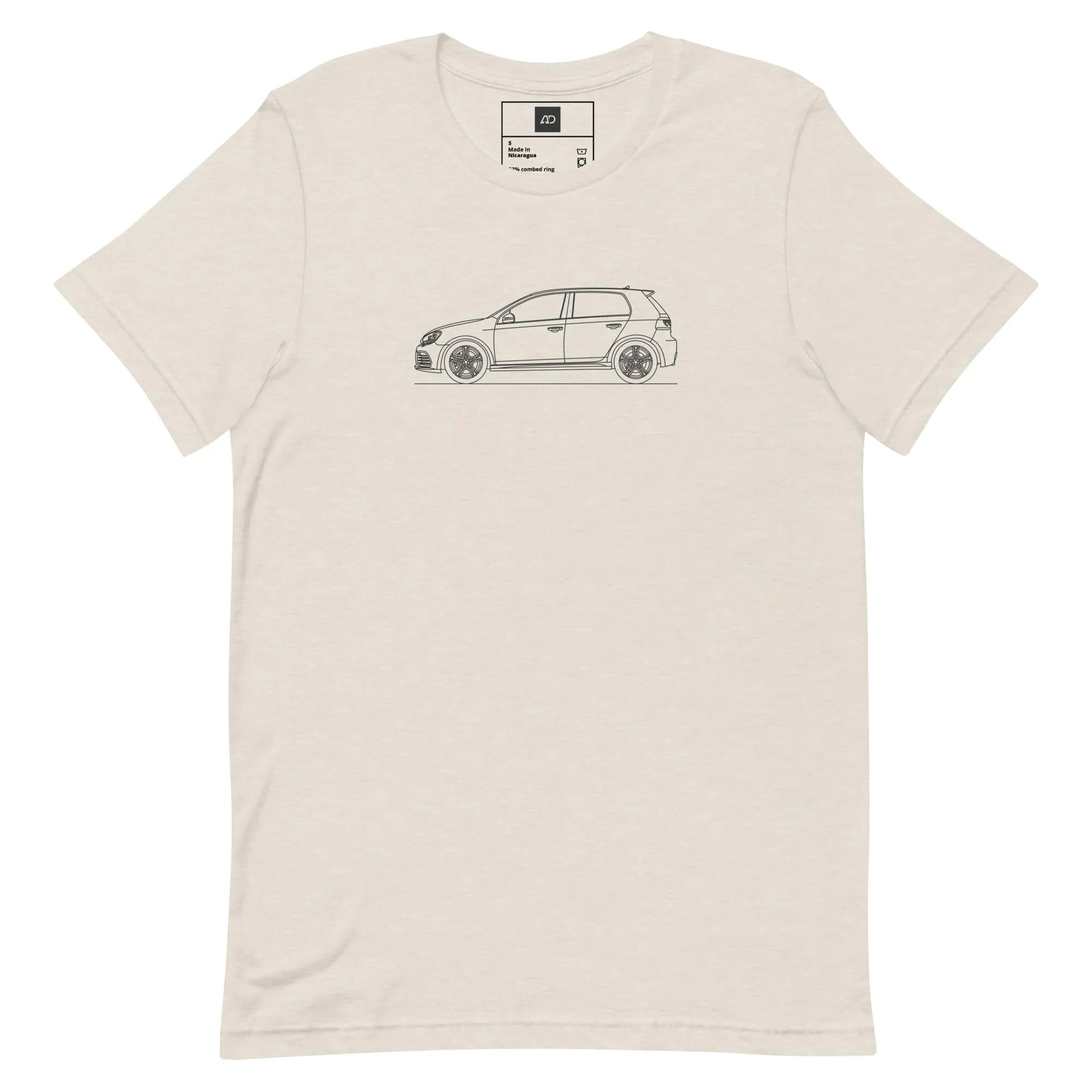 Volkswagen Golf R MK6 silhouette T-shirt