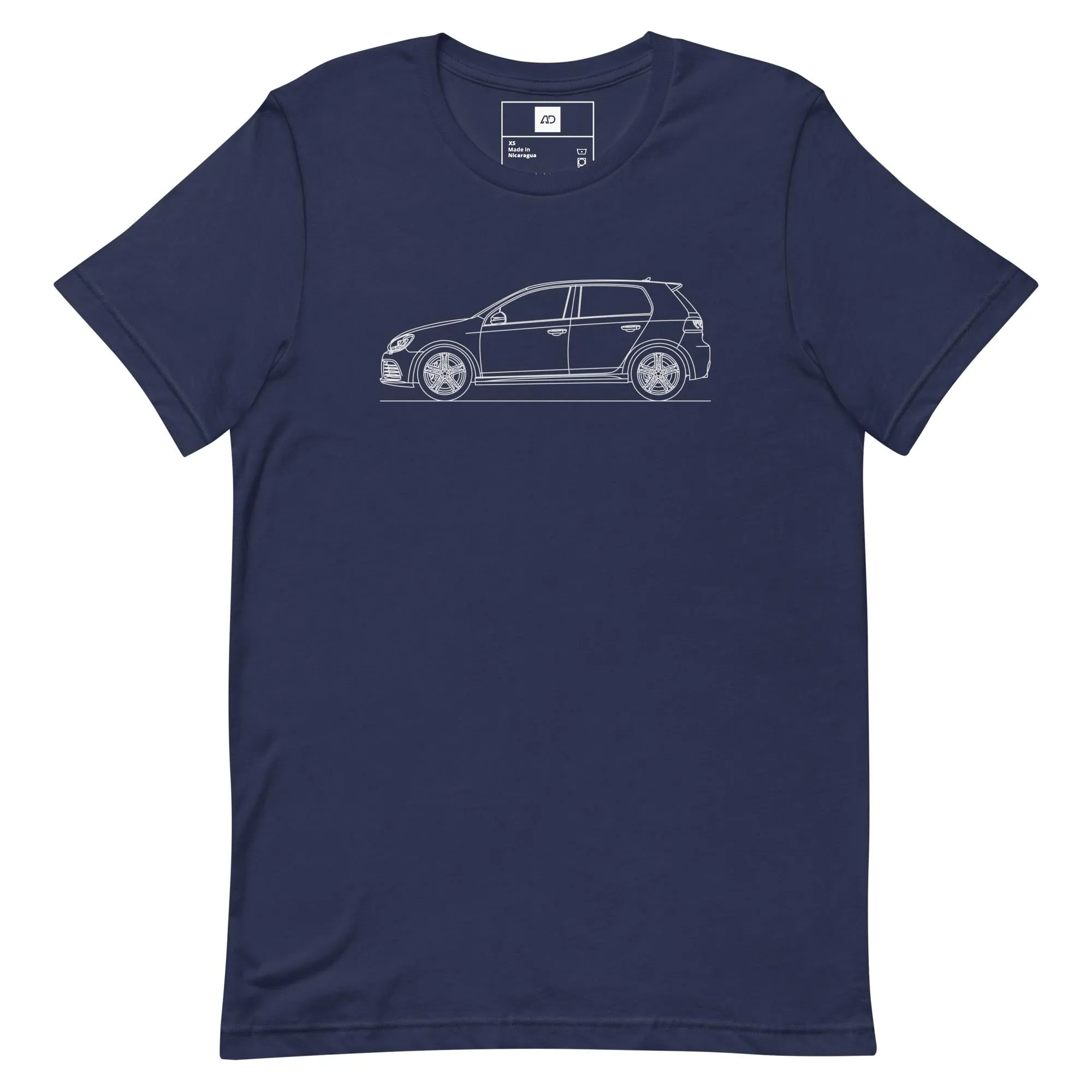 Volkswagen Golf R MK6 silhouette T-shirt