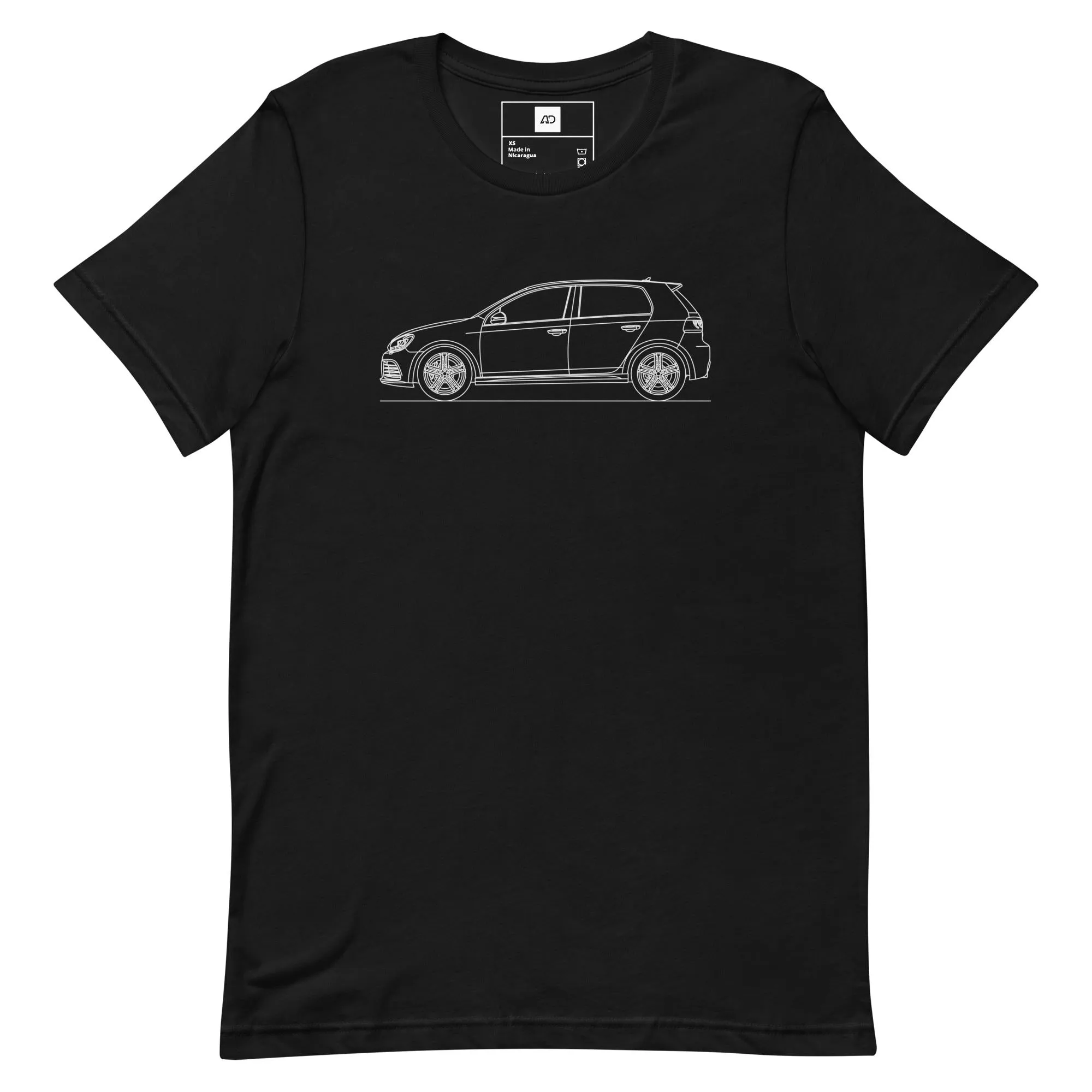 Volkswagen Golf R MK6 silhouette T-shirt
