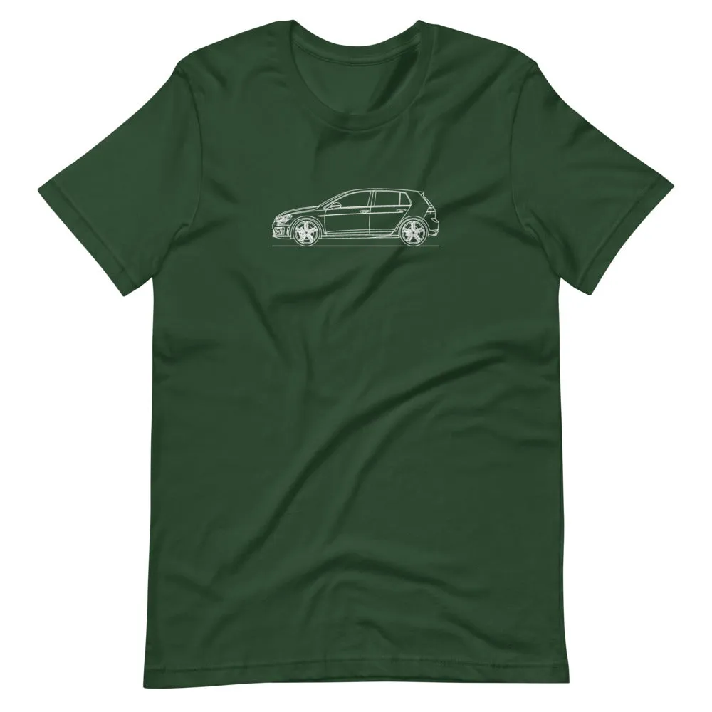 Volkswagen Golf R MK7 silhouette T-shirt