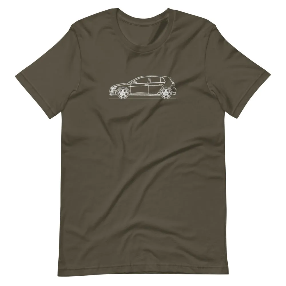 Volkswagen Golf R MK7 silhouette T-shirt