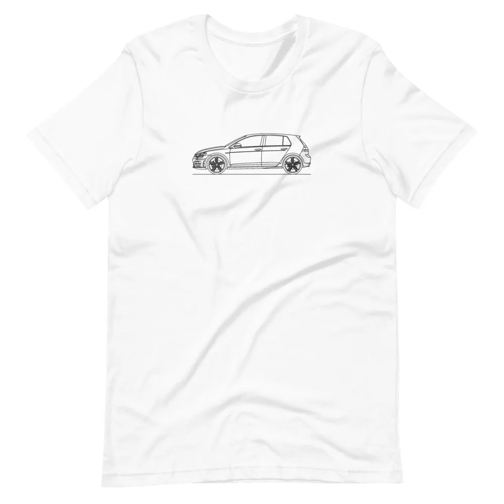 Volkswagen Golf R MK7 silhouette T-shirt