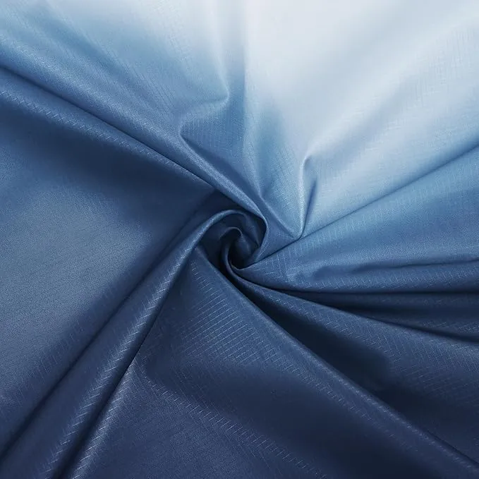 Waterproof Sandproof Beach Blanket, Blue-White Gradient Beach Mat Oversized for 2-4 Person, Compact Sand Free Quick Dry Polyester Outdoor Picnic Blanket for Travel, Camping, Hiking
