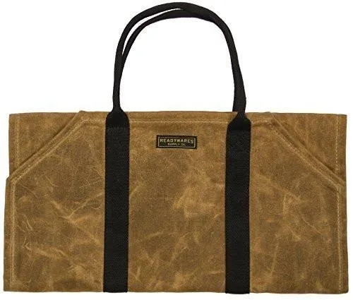 Waxed Canvas Firewood Carrier