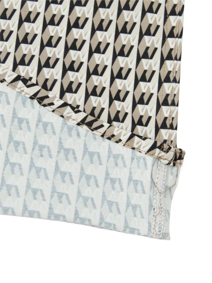 WideAngle: Men's CO Graphic Monogram Pattern Shirt  - 2 Colors