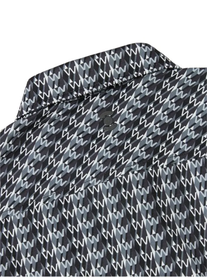 WideAngle: Men's CO Graphic Monogram Pattern Shirt  - 2 Colors