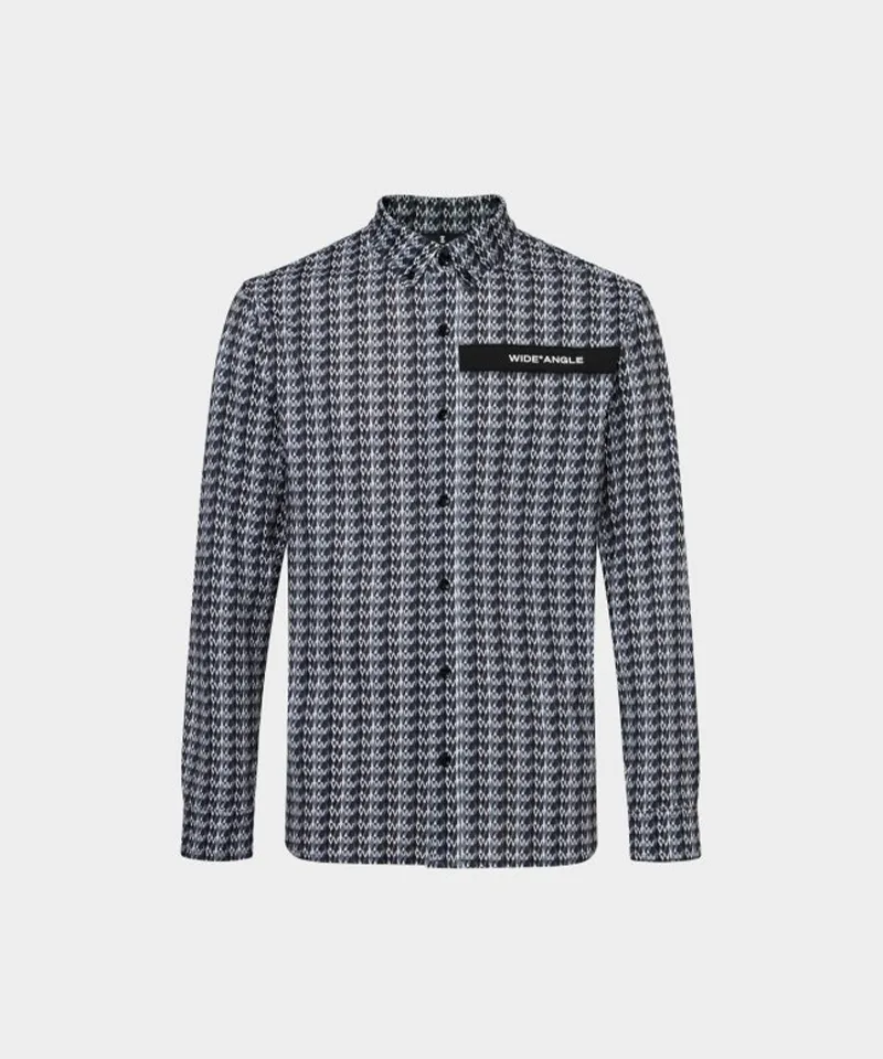 WideAngle: Men's CO Graphic Monogram Pattern Shirt  - 2 Colors
