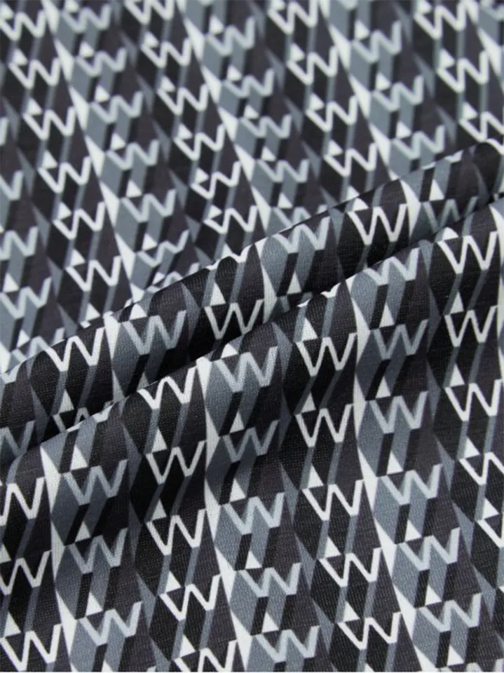 WideAngle: Men's CO Graphic Monogram Pattern Shirt  - 2 Colors