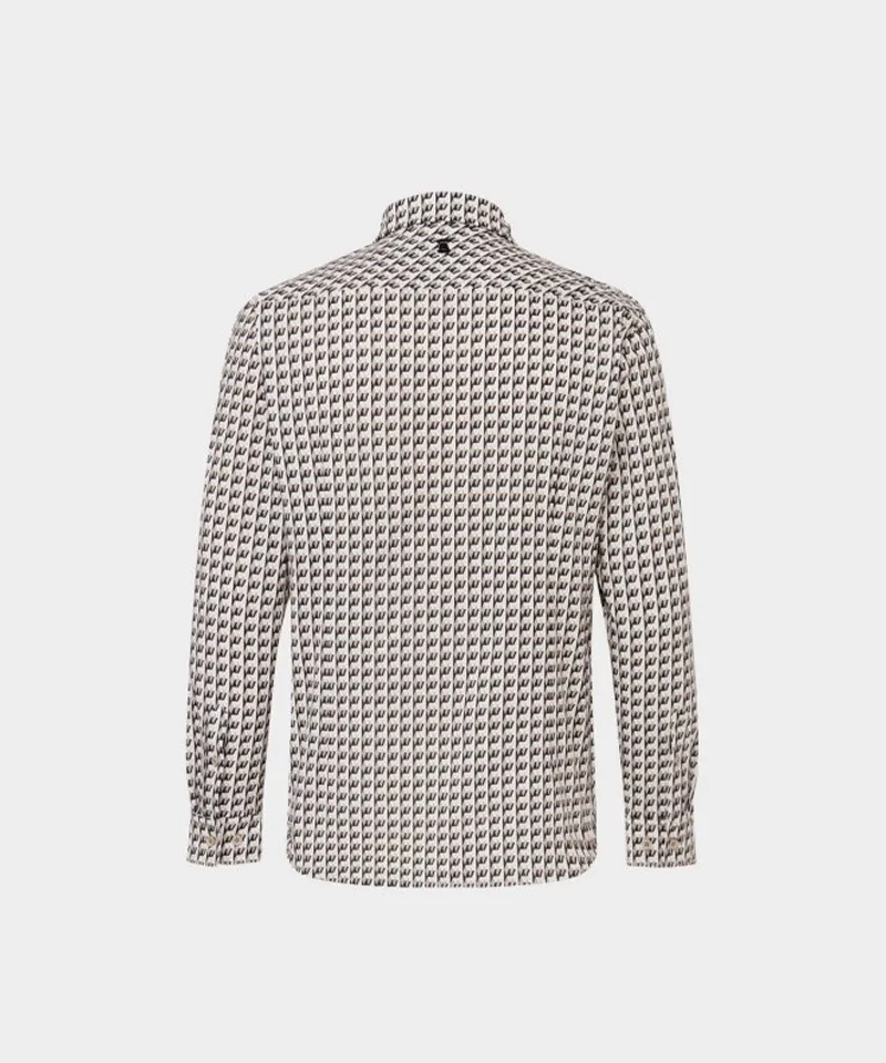 WideAngle: Men's CO Graphic Monogram Pattern Shirt  - 2 Colors
