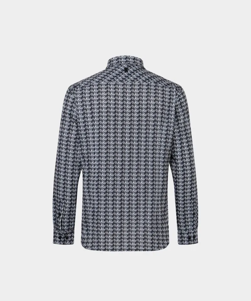 WideAngle: Men's CO Graphic Monogram Pattern Shirt  - 2 Colors