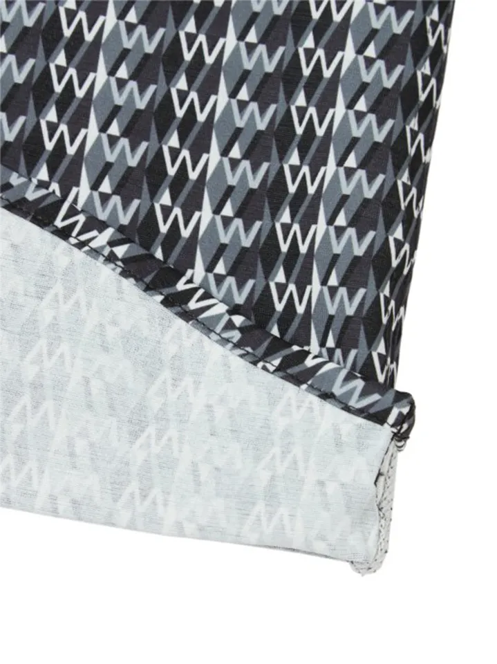 WideAngle: Men's CO Graphic Monogram Pattern Shirt  - 2 Colors