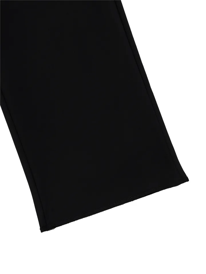 WideAngle: Men's CO Logo Band Straight Pants  -2 colors