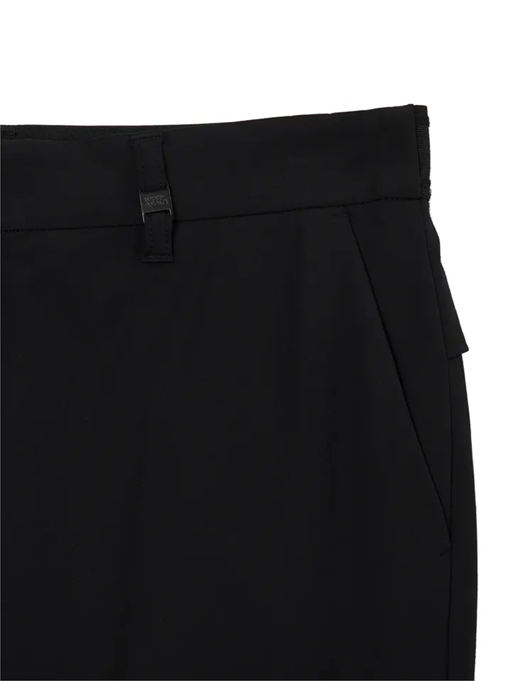 WideAngle: Men's CO Logo Band Straight Pants  -2 colors