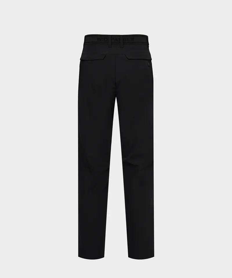 WideAngle: Men's CO Logo Band Straight Pants  -2 colors