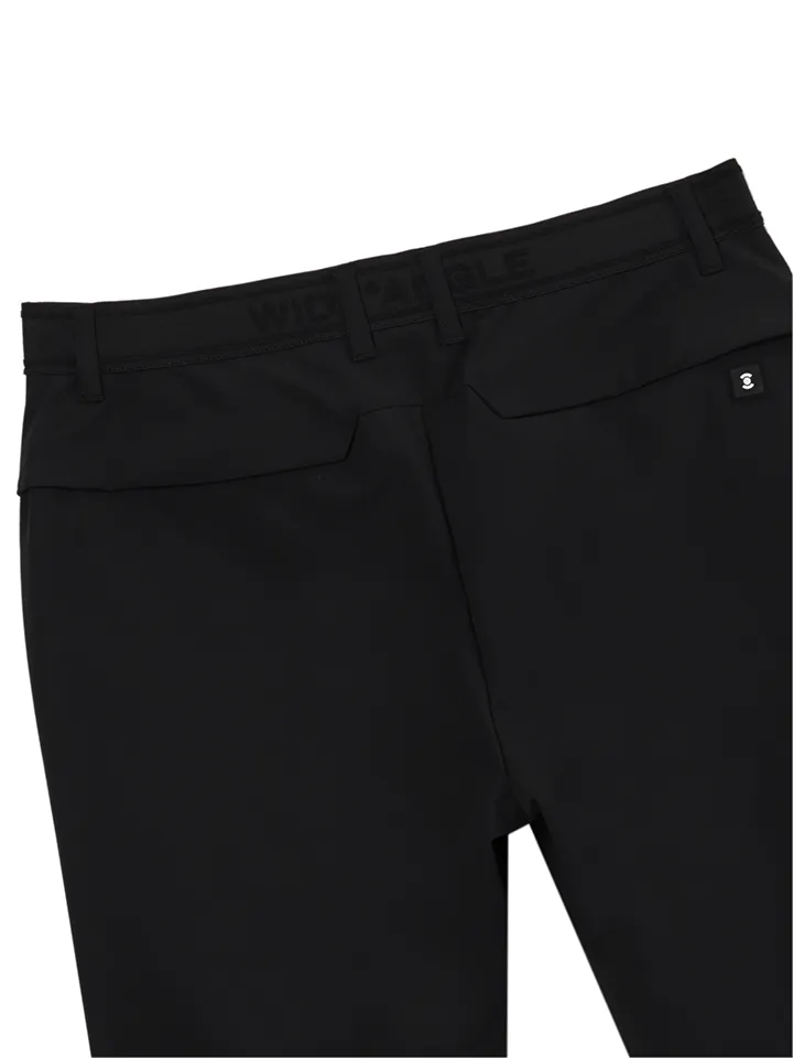 WideAngle: Men's CO Logo Band Straight Pants  -2 colors