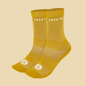 WiK™ Cycling Socks - Saffron Yellow