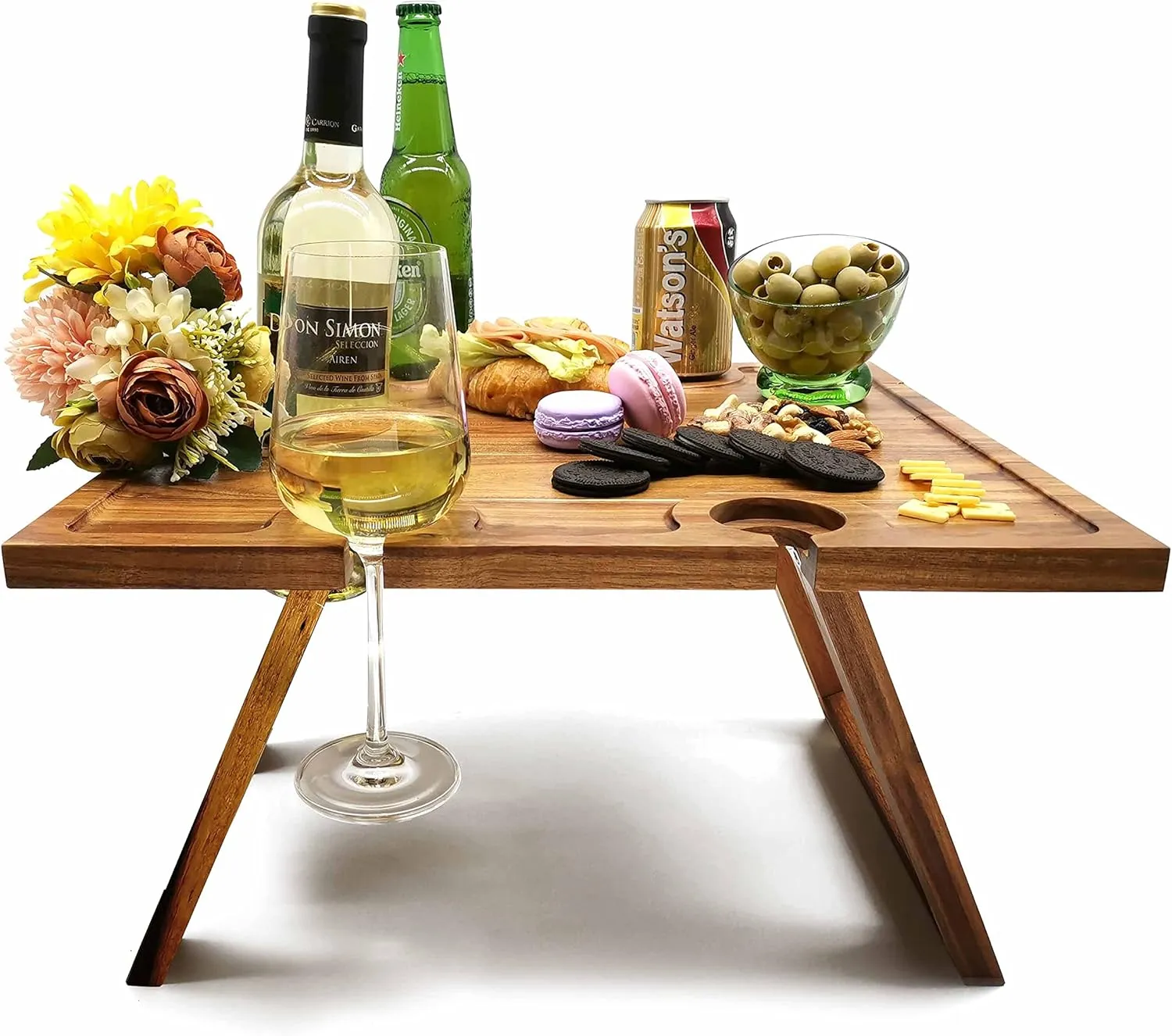 WineTote™ - Deluxe Portable Picnic Wine Table