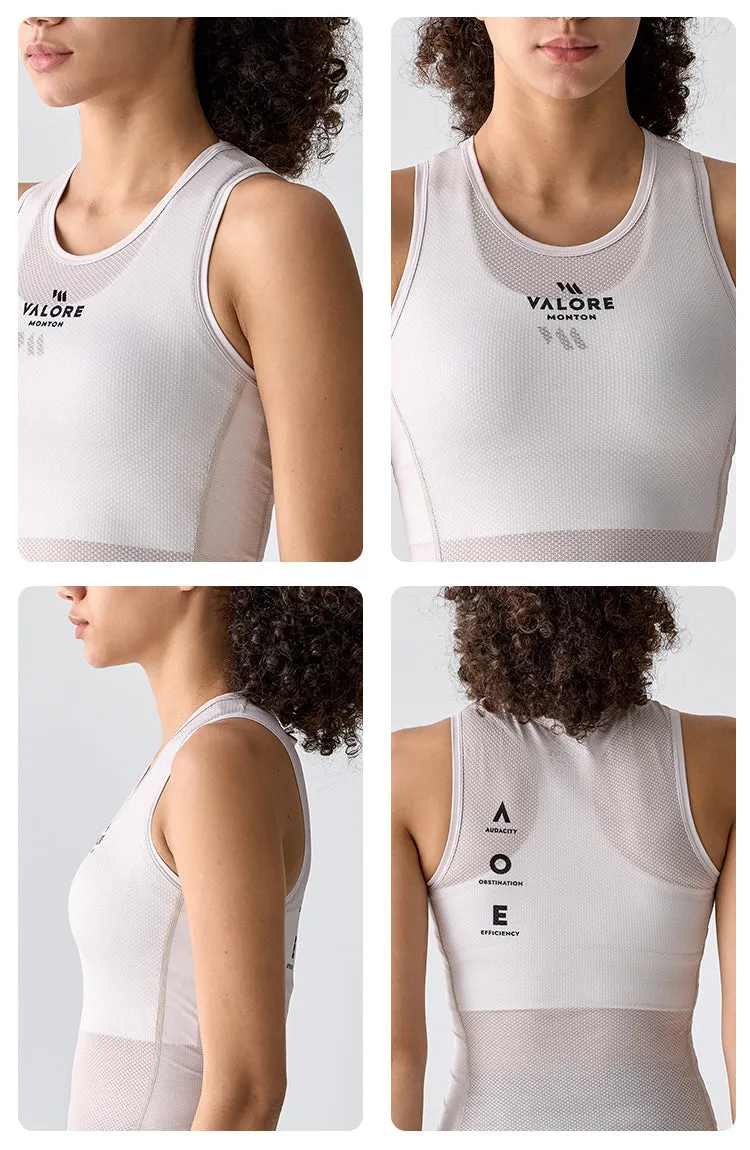 WOMENS BASE LAYER SUMMER STRAORDINARIO ROSE WHITE