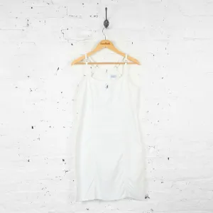 Womens Sergio Tacchini 90s Strap Dress - White - UK 8