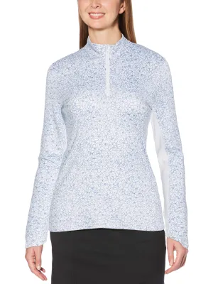 Womens Swing Tech™ Floral Print Sun Protection Pullover