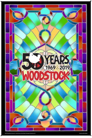 Woodstock Stained Glass Tapestry