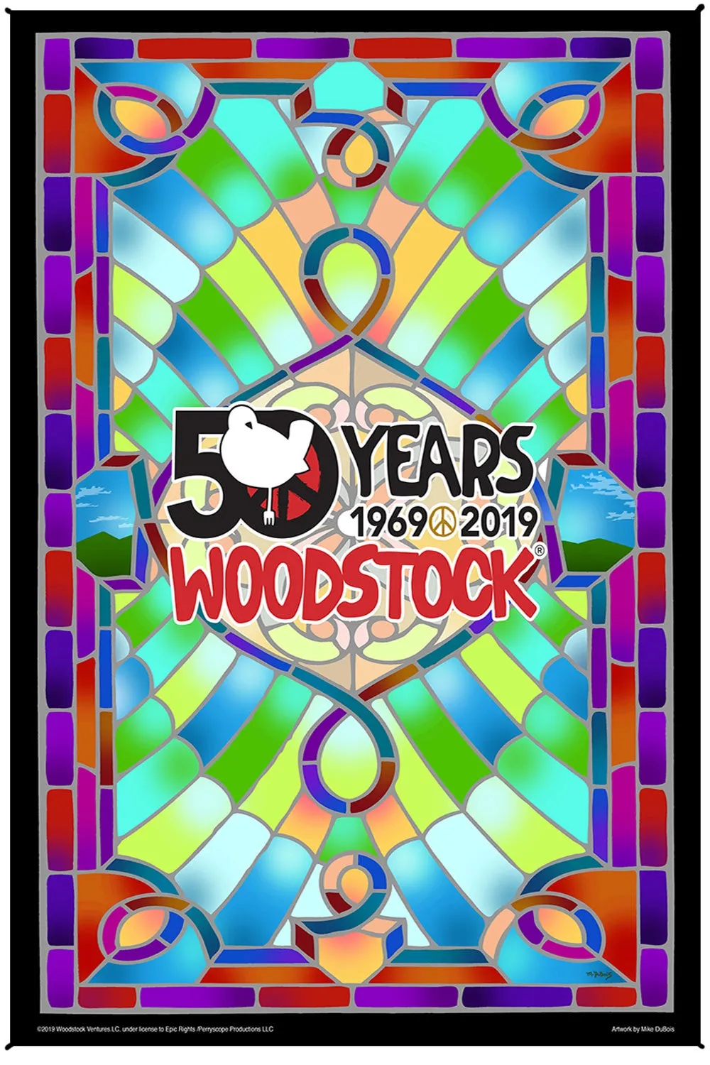 Woodstock Stained Glass Tapestry