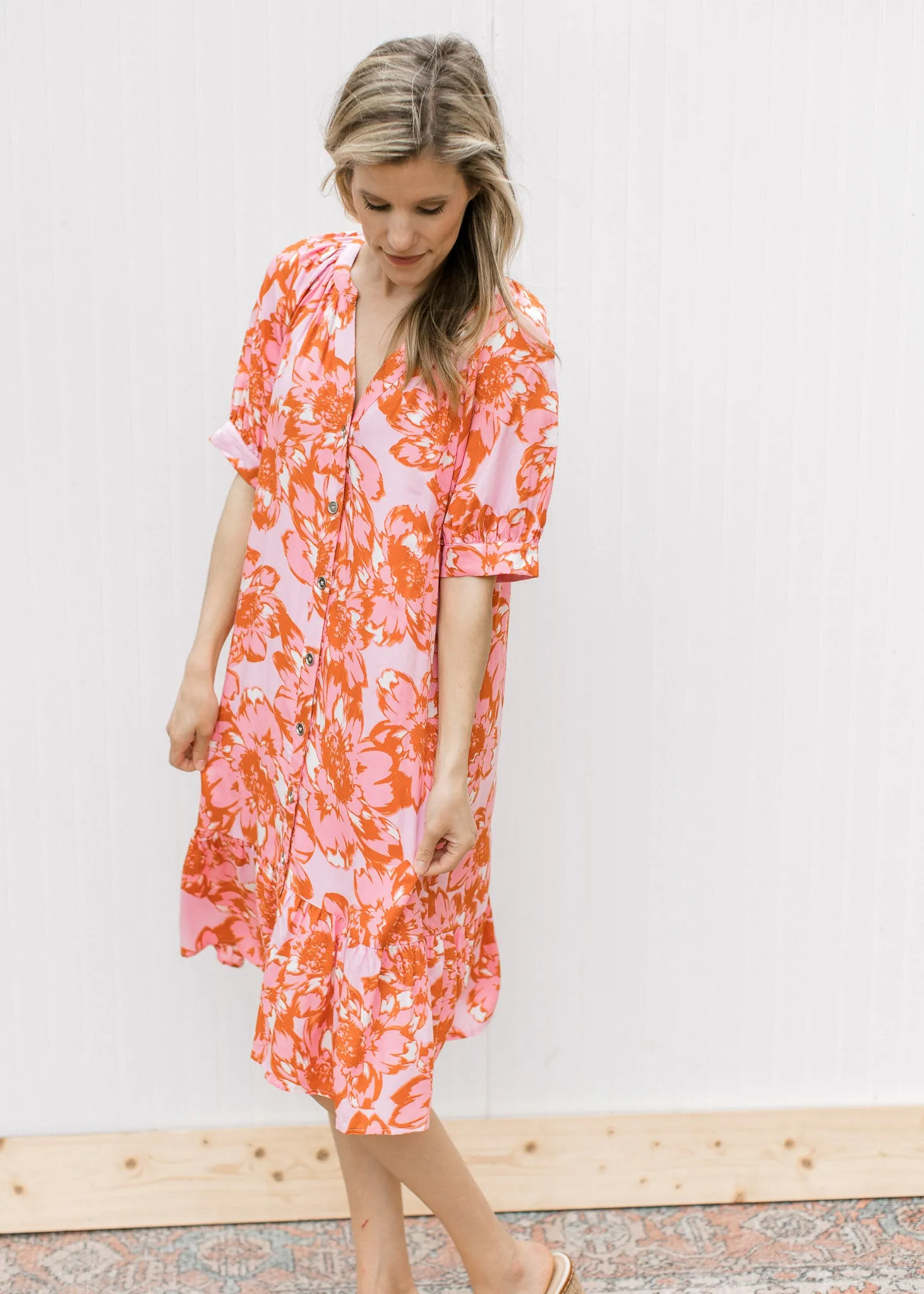 XZ Spring Blooms Patterned Dress