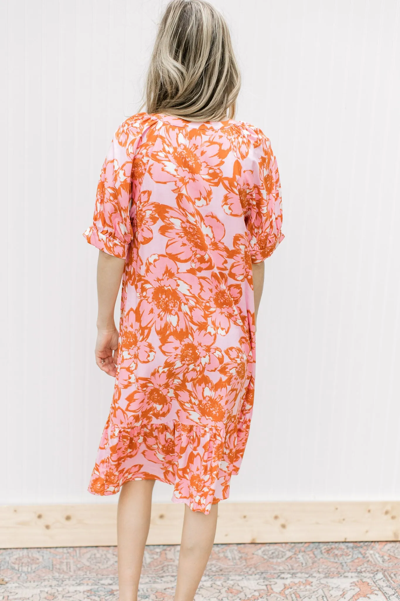 XZ Spring Blooms Patterned Dress