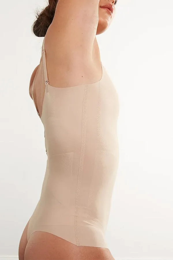 Zone Smoothing Bodysuit- Beige